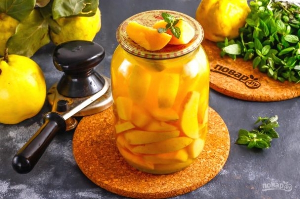 Компот из айвы на зиму