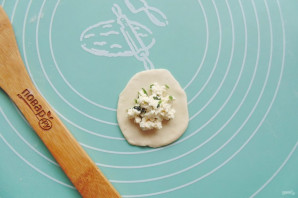 Вареники с творогом и шпинатом Вареники с творогом и шпинатом