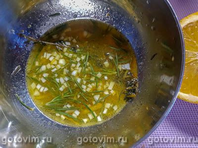 Куриная грудка в апельсиновом маринаде с медом