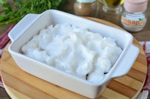 "Курица под снегом" в духовке "Курица под снегом" в духовке