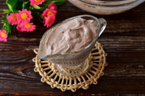 Сметанно-шоколадный крем