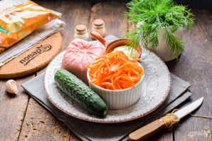 Салат "Огород" с чипсами