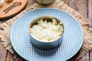 Овощной слоеный салат с майонезом Овощной слоеный салат с майонезом