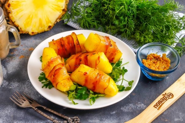 Ананас в беконе Ананас в беконе