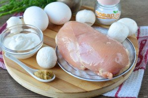 "Курица под снегом" в духовке "Курица под снегом" в духовке