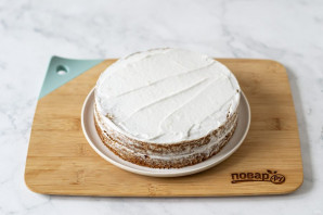 Веганский торт с кокосовыми сливками Веганский торт с кокосовыми сливками