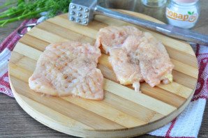 "Курица под снегом" в духовке "Курица под снегом" в духовке