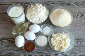 Манник с творожными шариками Манник с творожными шариками