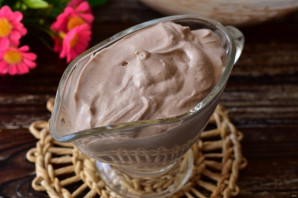 Сметанно-шоколадный крем