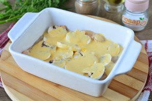"Курица под снегом" в духовке "Курица под снегом" в духовке