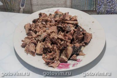 Салат с тунцом и овощами