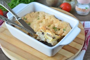 "Курица под снегом" в духовке "Курица под снегом" в духовке