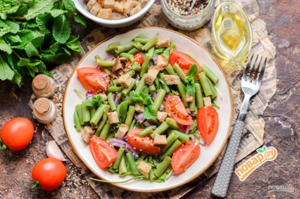 ПП салат из стручковой фасоли ПП салат из стручковой фасоли