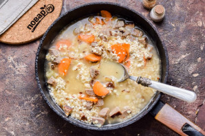 Овсяная каша с мясом Овсяная каша с мясом