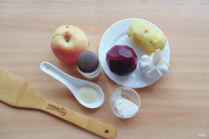 Финский салат из свеклы Финский салат из свеклы