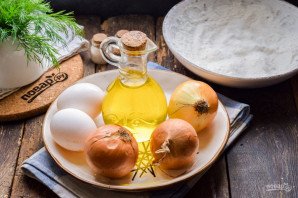 Луковые кольца в кляре Луковые кольца в кляре