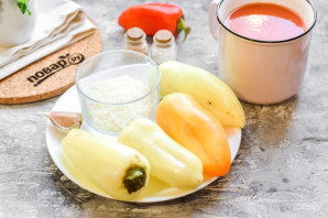 Перец фаршированный рисом на зиму Перец фаршированный рисом на зиму