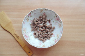 Салат с языком и ананасом Салат с языком и ананасом