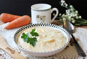 Манная каша с морковью Манная каша с морковью