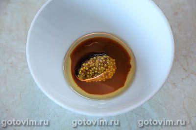 Салат из свеклы и огурцов с горчичной заправкой