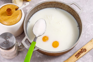 Пирожное из безе с кремом