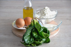 Лапша со шпинатом Лапша со шпинатом