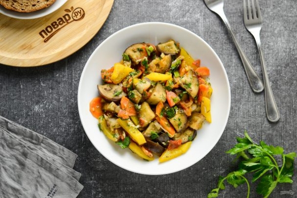 Соте из баклажанов Соте из баклажанов