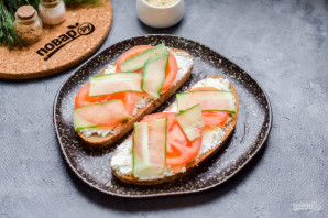 Диетические бутерброды на завтрак