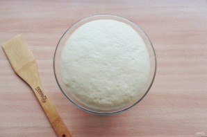 Пирог "Цветок" из дрожжевого теста Пирог "Цветок" из дрожжевого теста