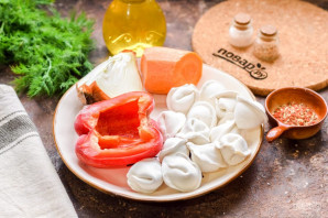 Суп с пельменями по-узбекски Суп с пельменями по-узбекски