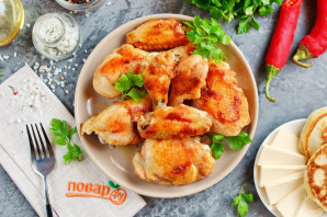 Вкусная жареная курица Вкусная жареная курица