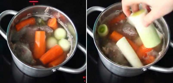 
Тушёная говядина с овощами, ооочень вкусное мясо с луком и морковью	