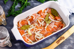 Маринованная семга Маринованная семга