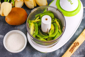 Панна-котта с киви Панна-котта с киви