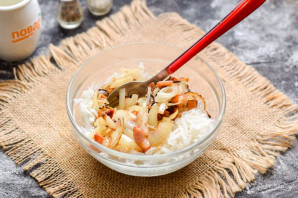 Редька со шкварками Редька со шкварками