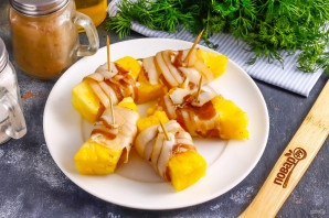 Ананас в беконе Ананас в беконе