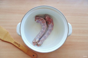 Суп из шеи индейки Суп из шеи индейки