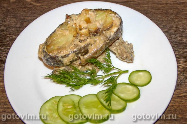 Налим в горчичном соусе, запеченный в духовке Налим в горчичном соусе, запеченный в духовке