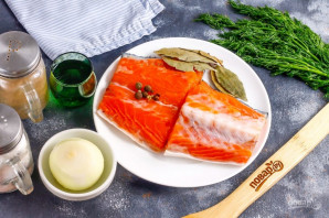 Маринованная семга Маринованная семга