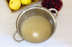 Варенье из клюквы и яблок