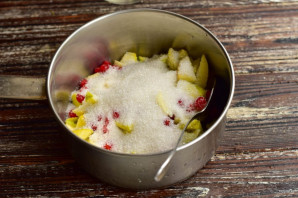 Варенье из яблок и калины Варенье из яблок и калины