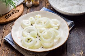 Луковые кольца в кляре Луковые кольца в кляре