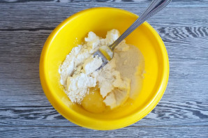 Манник с творожными шариками Манник с творожными шариками