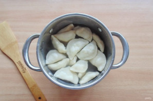 Вареники с творогом и шпинатом Вареники с творогом и шпинатом