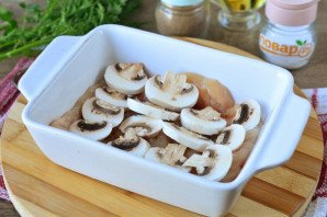 "Курица под снегом" в духовке "Курица под снегом" в духовке