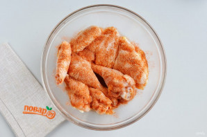 Вкусная жареная курица Вкусная жареная курица