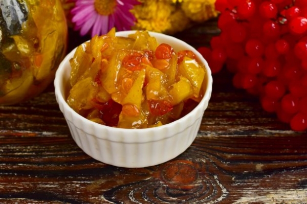 Варенье из яблок и калины Варенье из яблок и калины