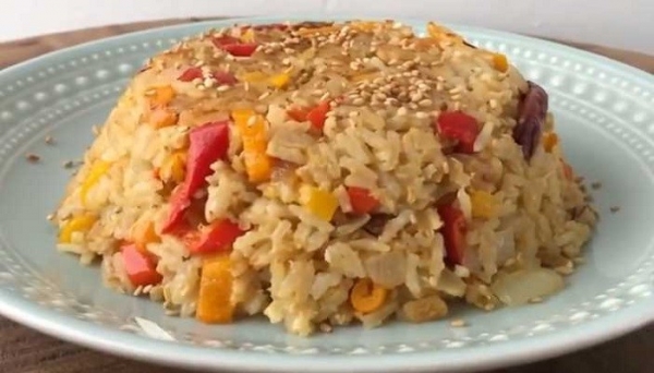 
Как приготовить жареный рис с овощами и яйцом на сковороде вкусно по простым рецептам	