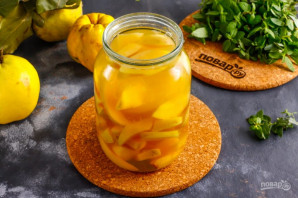 Компот из айвы на зиму