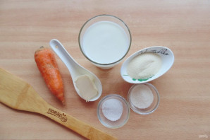 Манная каша с морковью Манная каша с морковью